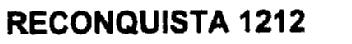 RECONQUISTA 1212