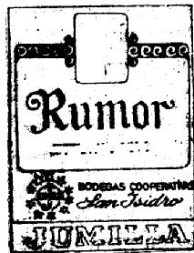 RUMOR - BODEGAS COOPERATIVAS SAN ISIDRO JUMILLA