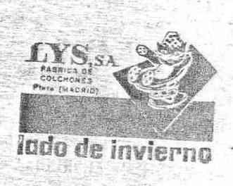 LYS, S.A. FABRICA DE COLCHONES PINTO (MADRID)
