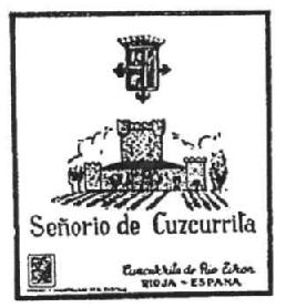SEÑORIO DE CUZCURRITA CUZCURRITA DE RIO TIZON RIOJA-ESPAÑA