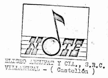 NOTE ELISEO ARRUFAT Y CIA.,S.R.C. VILLARREAL (CASTELLON)