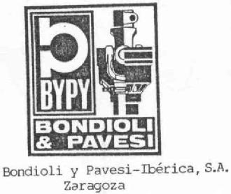 BYPY BONDIOLI & PAVESI BONDIOLI Y PAVESI-IBERICA S.A. ZARAGOZA
