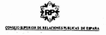 RP CONSEJO SUPERIOR DE RELACIONES PUBLICAS DE ESPAÑA