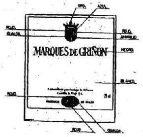 MARQUES DE GRIÑON EMBOTELLADO POR BODEGA DE CRIANZA CASTILLA LA VIEJA, S.A. PRODUCE OF SPAIN