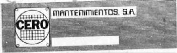 CERO MANTENIMIENTOS, S.A