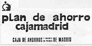 PLAN DE AHORRO CAJAMADRID