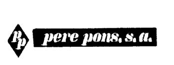 PP PERE PONS, S.A