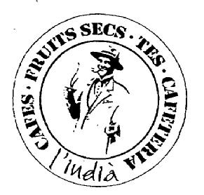 CAFES. FRUITS SECS. TES. CAFETERIA L'INDIA