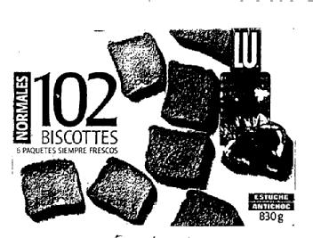 LU NORMALES 102 BISCOTTES 6 PAQUETES SIEMPRE FRESCOS ESTUCHE ANTICHOC 830 G