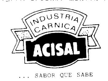 INDUSTRIA CARNICA ACISAL... SABOR QUE SABE