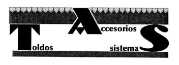 TOLDOS ACCESORIOS SISTEMAS