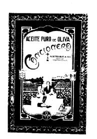ACEITE PURO DE OLIVA CANCIONERA ACEITES MUELA S.A. ACEMUSA CARMONA (SEVILLA)