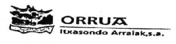 ORRUA ITXASONDO ARRAIAK, S.A