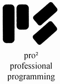 PRO2 PROFESSIONAL PROGRAMMING