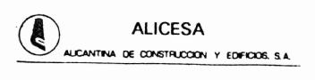 ALICESA ALICANTINA DE CONSTRUCCION Y EDIFICIOS, S.A