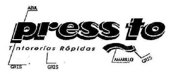 PRESSTO TINTORERIAS RAPIDAS