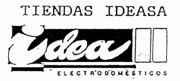 TIENDAS IDEASA IDEA ELECTRODOMESTICOS