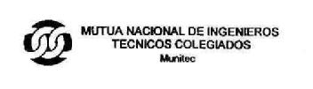 MUTUA NACIONAL DE INGENIEROS TECNICOS COLEGIADOS MUNITEC