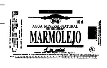 AGUA MINERAL-NATURAL DEL BALNEARIO MARMOLEJO A TU SALUD
