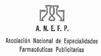 A.N.E.F.P. ASOCIACION NACIONAL DE ESPECIALIDADES FARMACEUTICAS PUBLICITARIAS