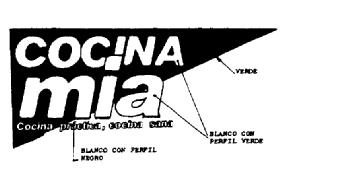 COCINA MIA COCINA PRACTICA, COCINA SANA