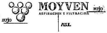 MOYVEN ASPIRACION Y FILTRACION