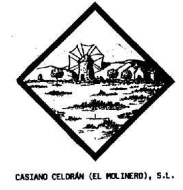CASIANO CELDRAN (EL MOLINERO), S.L