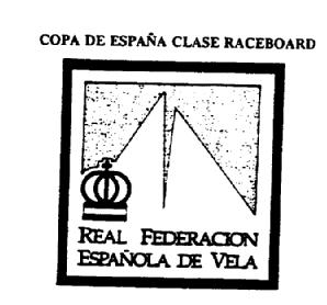 COPA DE ESPAÑA CLASE RACEBOARD REAL FEDERACION ESPAÑOLA DE VELA