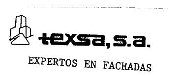 TEXSA, S.A. EXPERTOS EN FACHADAS
