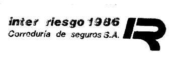 INTER RIESGO 1986 CORREDURIA DE SEGUROS S.A. IR