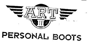ART III PERSONAL BOOTS