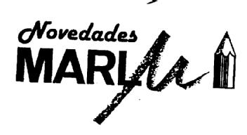 NOVEDADES MARLU