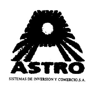 ASTRO SISTEMAS DE INVERSION Y COMERCIO, S.A