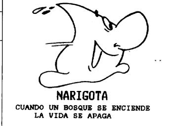 NARIGOTA CUANDO UN BOSQUE SE ENCIENDE LA VIDA SE APAGA