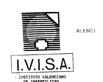 I.V.I.S.A. INSTITUTO VALENCIANO DE INFERTILIDAD