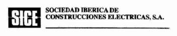 SICE SOCIEDAD IBERICA DE CONSTRUCCIONES ELECTRICAS, S.A