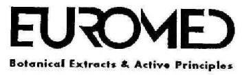 EUROMED BOTANICAL EXTRACTS & ACTIVE PRINCIPLES