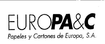EUROPA&C PAPELES Y CARTONAJES DE EUROPA, S.A