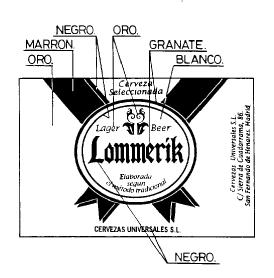 CERVEZA SELECCIONADA LAGER BEER LOMMERIK CERVEZAS UNIVERSALES S.L