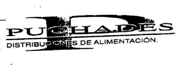 P PUCHADES DISTRIBUCIONES DE ALIMENTACION