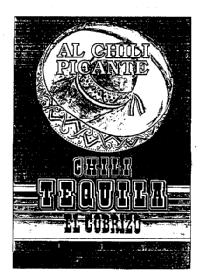 AL CHILI PICANTE CHILI TEQUILA EL COBRIZO