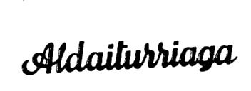 ALDAITURRIAGA