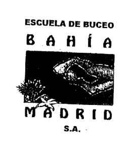 ESCUELA DE BUCEO BAHIA MADRID S.A