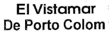 EL VISTAMAR DE PORTO COLOM