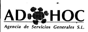 AD HOC AGENCIA DE SERVICIOS GENERALES S.L