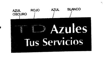 TD AZULES TUS SERVICIOS