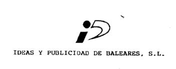 IDEAS Y PUBLICIDAD DE BALEARES, S.L