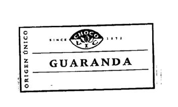 ORIGEN UNICO SINCE CHOCO VIC 1872 GUARANDA