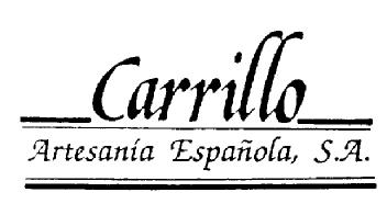 CARRILLO ARTESANIA ESPAÑOLA, S.A