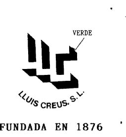 LLC LLUIS CREUS, S.L. FUNDADA EN 1876